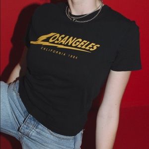 Brandy Melville JAMIE LOS ANGELES LIGHTNING TOP